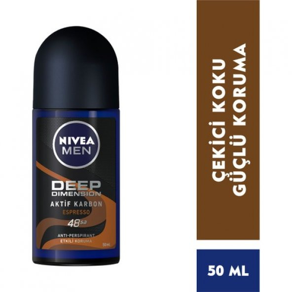 Nivea Men Deep Dimension Espresso Deodorant Roll-on 50 ml 39445