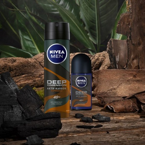 Nivea Men Deep Dimension Espresso Deodorant Roll-on 50 ml 39445 - 5