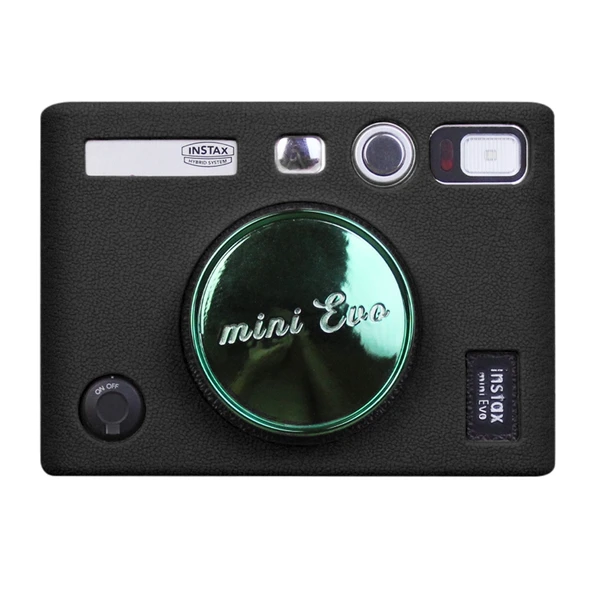 FUJIFILM instax mini Evo Siyah Yumuşak Silikon Koruyucu Kılıf
