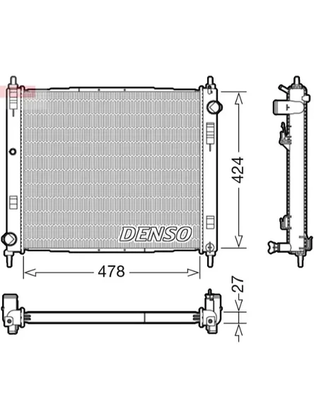 MOTOR SU RADYATORU NISSAN JUKE 1,5 DCI 2010 F15 KASA (478X424X27)