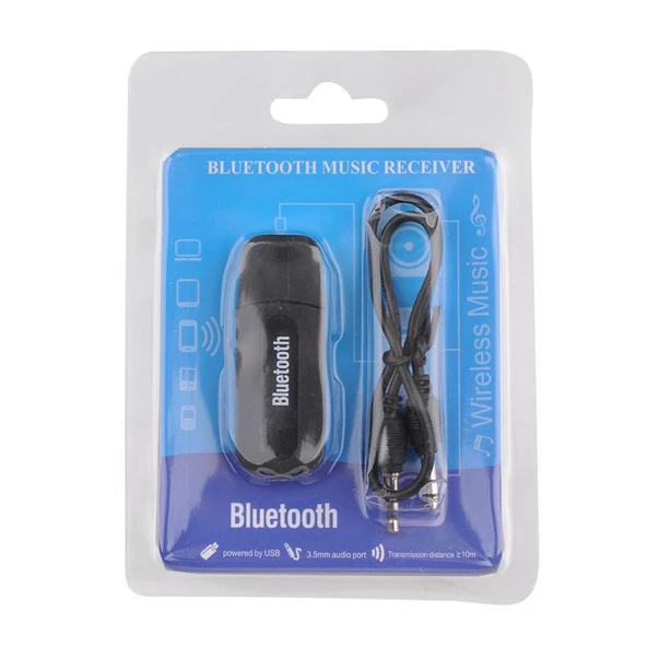M1 Bluetooth Ses Verici Alıcı Adaptör Taşınabilir Ses Çalar Siyah - 4
