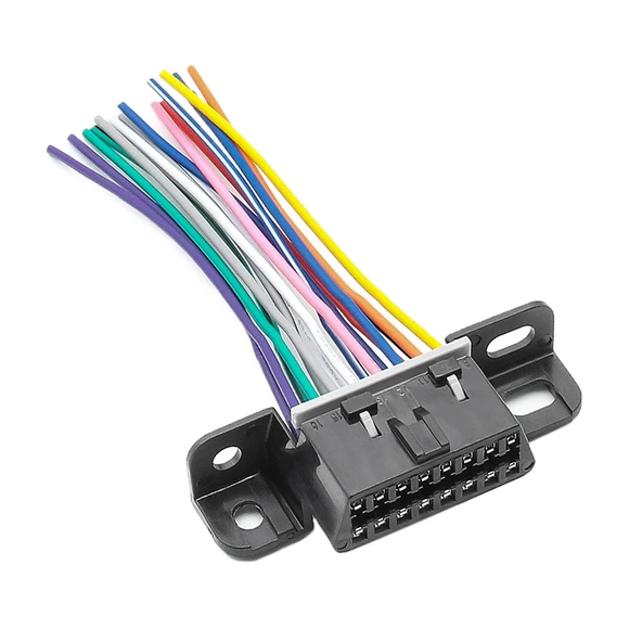 J1962F OBD2 16 Pin Dişi Konnektör Kablo Uzunluğu 10cm