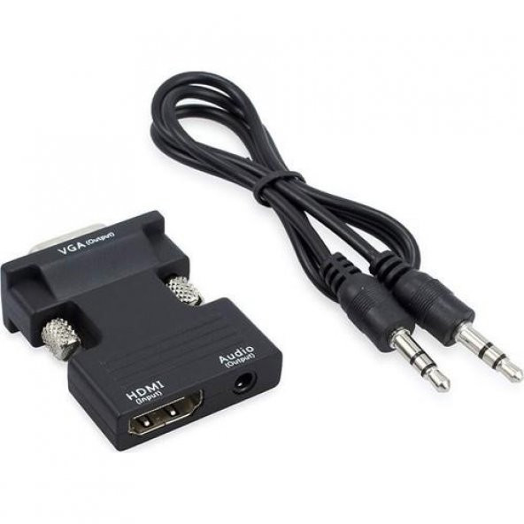 PrimeX PX-1245S HDMI to VGA + Ses Çevirici (VGA in Projeksiyon veya Monitöre Takılır) - 3
