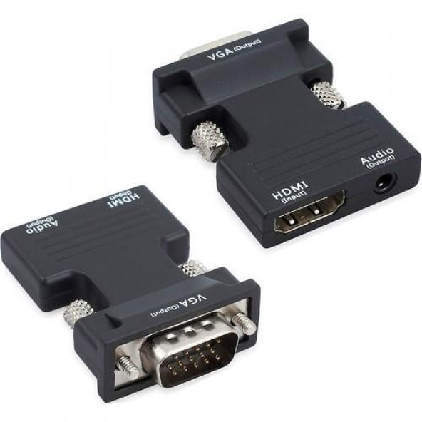 PrimeX PX-1245S HDMI to VGA + Ses Çevirici (VGA in Projeksiyon veya Monitöre Takılır) - 4