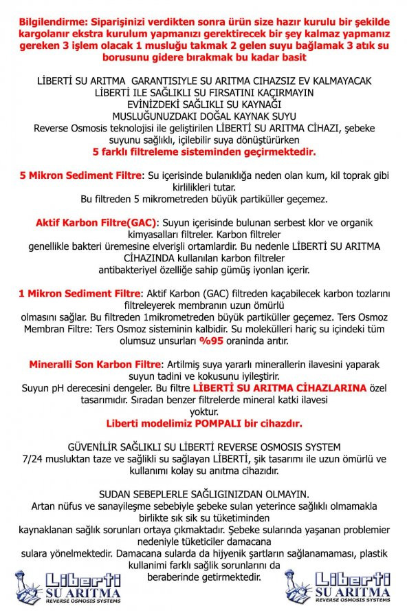 80 GPD LG Membranlı 12 LT Antibakteriyel Çelik Tanklı Su Arıtma Cihazı - 4