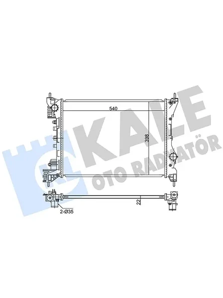 MOTOR SU RADYATORU  FIAT DOBLO 1.4 10 COMBO 1.4 10 ALFA ROMEO MITO 1.4 10 AC/NAC