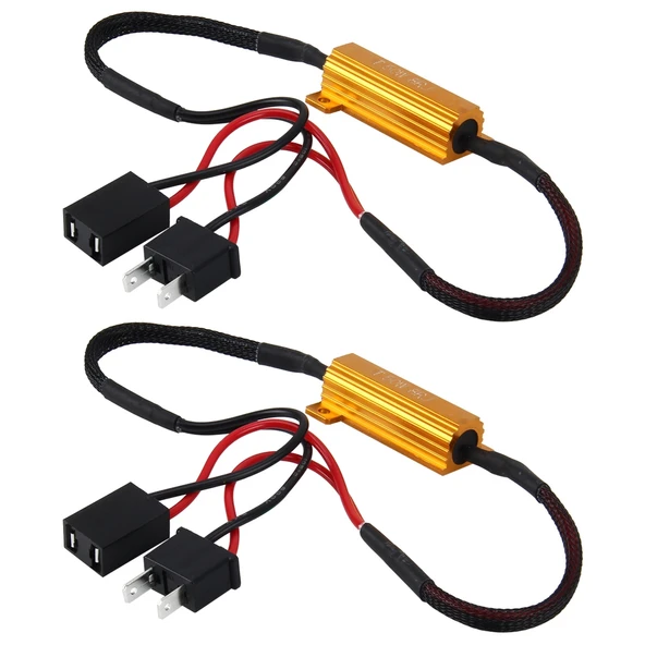 H7 Model 50W 8 Ohm Canbus Hata Engelleyici LED Dekoder 2'li Set