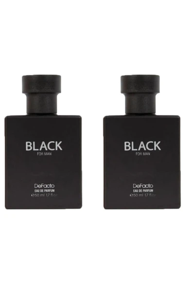 DEFACTO ERKEK BLACK PARFÜM 50 ML 2’Lİ SET
