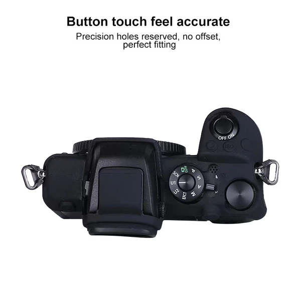 Nikon Z50 Siyah Yumuşak Silikon Koruyucu Kılıf - 5