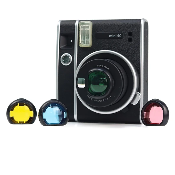 Fujifilm Instax Mini 40 Uyumlu 4 Renkli Kamera Filtresi - 3
