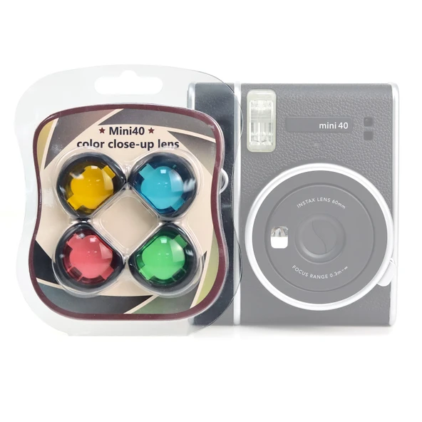 Fujifilm Instax Mini 40 Uyumlu 4 Renkli Kamera Filtresi