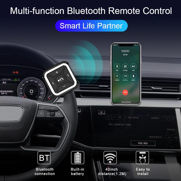 BT009 Model Araç Bluetooth Eller Serbest Kumandası - 6