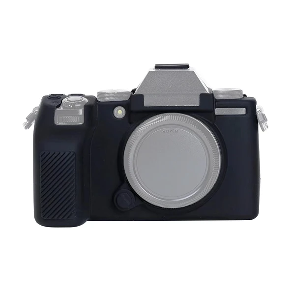 FUJIFILM X-S10 Uyumlu Siyah Yumuşak Silikon Koruyucu Kılıf