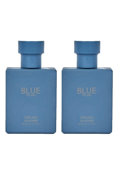 DEFACTO ERKEK BLUE PARFÜM 50 ML 2’Lİ SET