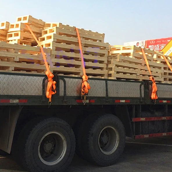 2 Ton Kapasiteli 10 Metre Uzunluğunda 4 cm Genişliğinde Kanca ve Tokalı Yüksek Mukavemetli Araç Kurtarma Halatı - 7