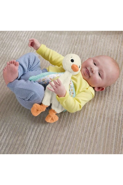 FISHER PRICE Sevimli Kaz, Yenidoğanlar Için Duyusal Gelişime Yardımcı, Sesli Oyuncak HRB16 - 4