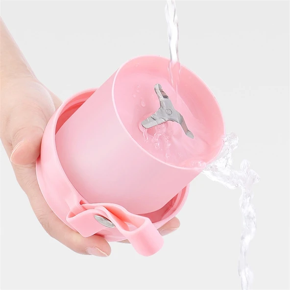 Taşınabilir Mini Elektrikli Blender Portatif Meyve Sıkacağı Lacivert - 8