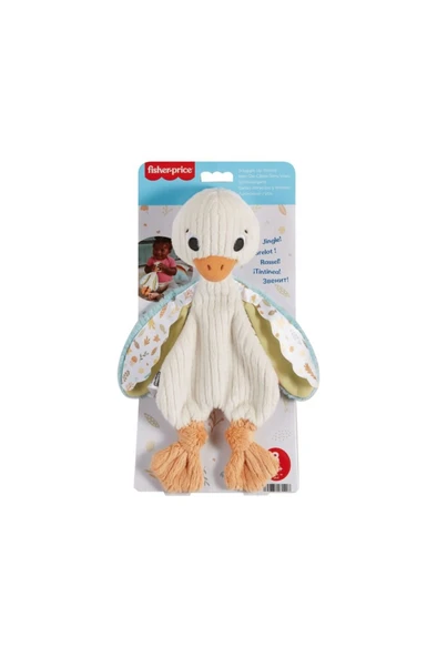 FISHER PRICE Sevimli Kaz, Yenidoğanlar Için Duyusal Gelişime Yardımcı, Sesli Oyuncak HRB16 - 3