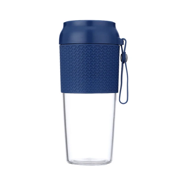 Taşınabilir Mini Elektrikli Blender Portatif Meyve Sıkacağı Lacivert - 2