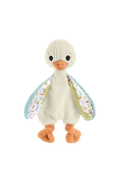 FISHER PRICE Sevimli Kaz, Yenidoğanlar Için Duyusal Gelişime Yardımcı, Sesli Oyuncak HRB16