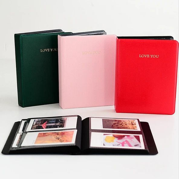LOVEYOU Mini Fotoğraf Albümü 3 İnç 64 Sayfa Kral Mavisi - 6