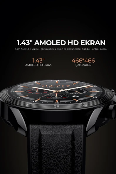 Havit Watch M9030 Pro Amoled Hd 46MM Akıllı Saat - Sesli Telefon Görüşmesi - 5