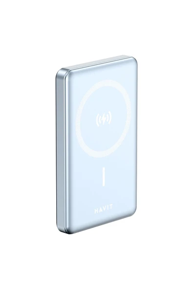 Havit PB5203 10.000mAh Magsafe Manyetik Kablosuz Powerbank Ultra İnce 20W, Iphone Uyumlu - 4