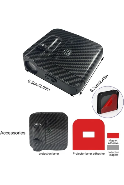 Velonova Audi Kapı Altı Logo Kapı Altı Led Mesafe Sensörlü Pilli Yapıştırmalı Yeni Nesil - 2