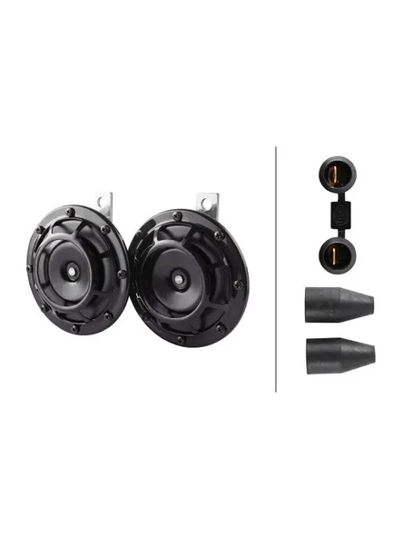 KORNA,24V,ELEKTRIKLI,375HZ,500HZ,OZEL DONANIMLI ARACLARICIN,110DB,YUKSEK SES,DUSUK SES,UNIVERSAL