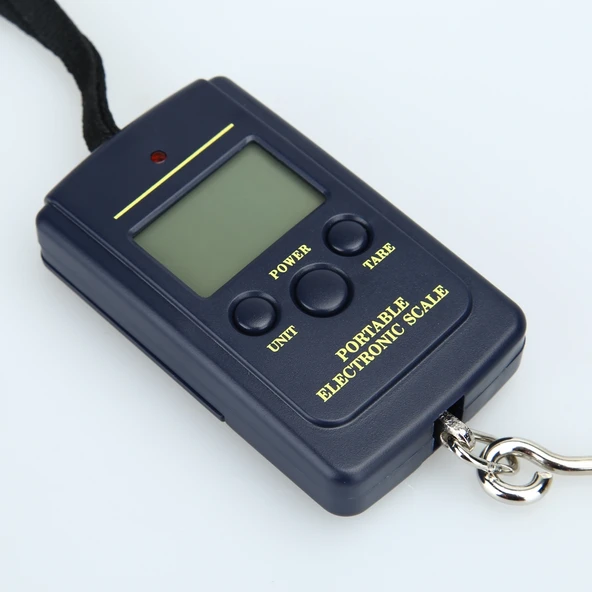 10g Hassas Mini Dijital Balık Tartısı Seyahat Taşınabilir Kancalı Elektronik Mutfak Tartı 40kg Kapasiteli Işıksız - 6