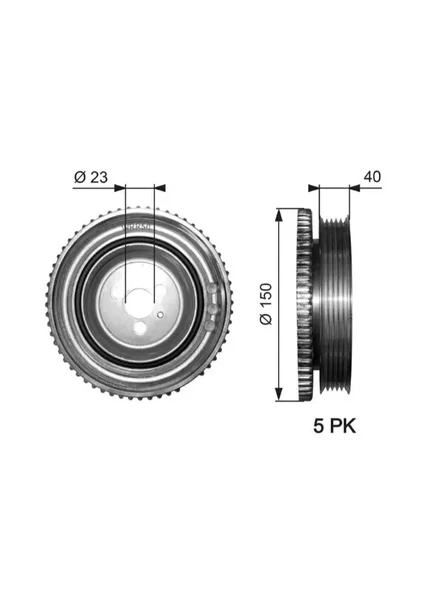 KRANK KASNAGI BRAVO GRANDE PUNTO IDEA PANDA PUN TO STILO 1.4 16V
