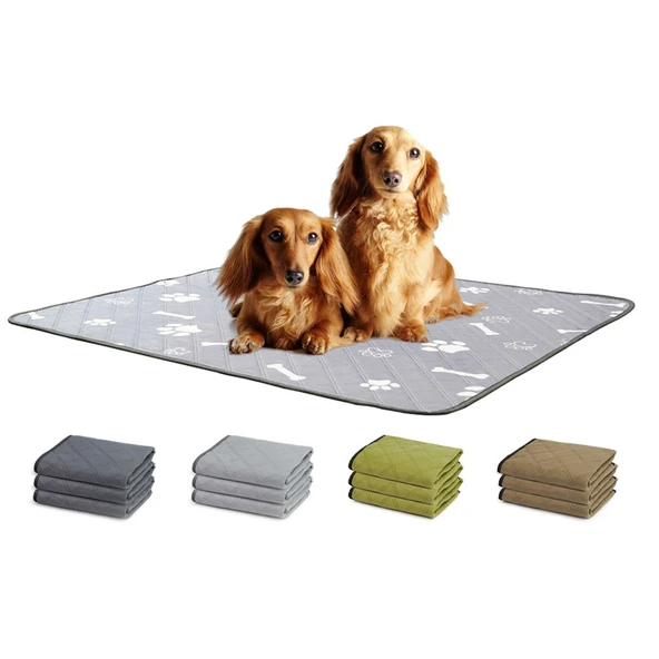 Yıkanabilir Köpek İdrar Pedi L Boy Derin Gri - 2