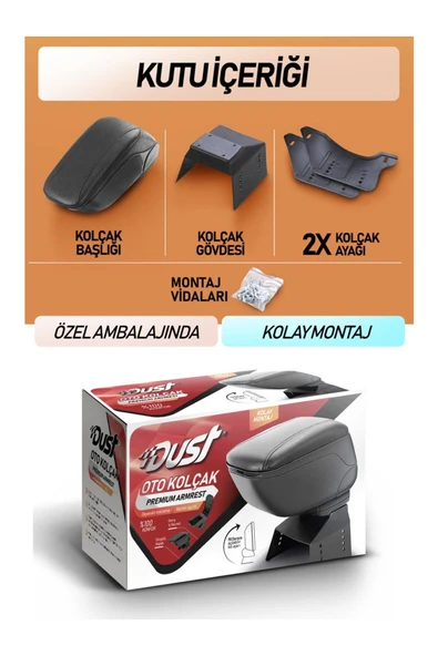 Velonova Her Araca Uyumlu Universal Kol Dayama Kolçak - 2