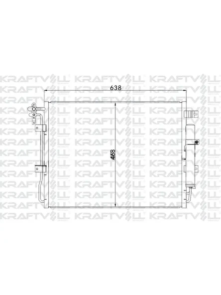 KLIMA RADYATORU 306DT DISCOVERY IV L319 0918 RANGE ROVER SPORT I L320 0913