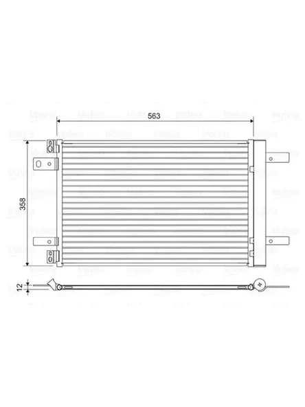 KLIMA RADYATORU P308 P3008 P508 P5008 PARTNER EXPERT TRAVELLER  1.5 1.6 2.0 BLUEHDI / COMBO E GRANLA