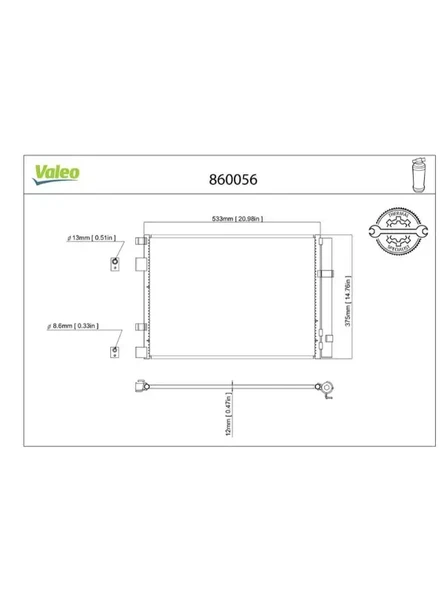 KLIMA RADYATORU ACCENT BLUE 1.6 CRDI 2011-