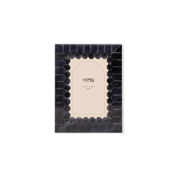 The Mia Wavy Fotoğraf Çerçevesi Siyah 15x20 Cm CRV0039