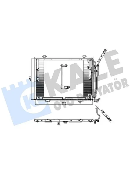 KLIMA RADYATORU W202 9700 S202 9801 W210 9902