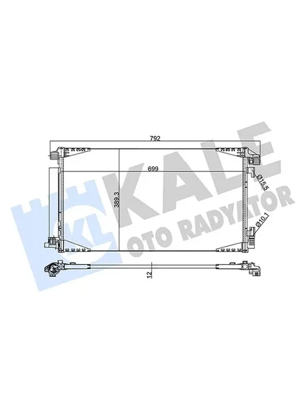 KLIMA RADYATORU TOYOTA CHR 1.2 2016-