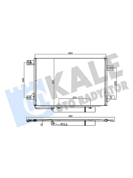 KLIMA RADYATORU A-CLASS W169 0412 B-CLASS W245 0511