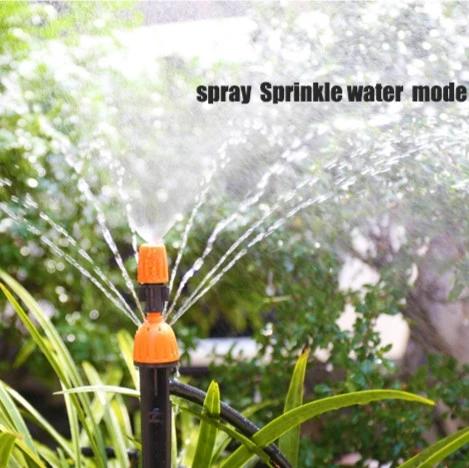 Bahçe Ayarlanabilir Otomatik Sulama Cihazı Mikro Püskürtme Damla Sulama 21 cm Turuncu - 9