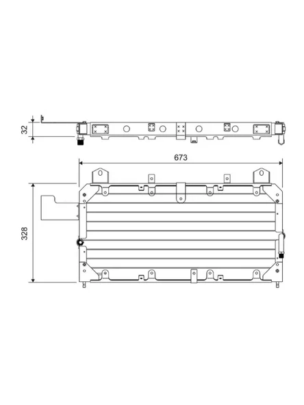 KLIMA RADYATORU 14L 17L 19L 22D 24D 36D 95A DISCOVERY I (LJ) 9398 RANGE ROVER I 8996