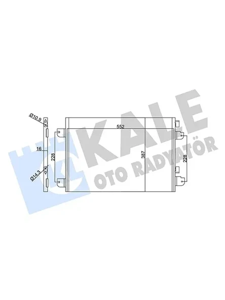 KLIMA RADYATORU DACIA DUSTER LOGAN SANDERO RENAULT MEGANE 1 SCENIC I 1.4 1.5 dCI 1.6 1.9 dTi
