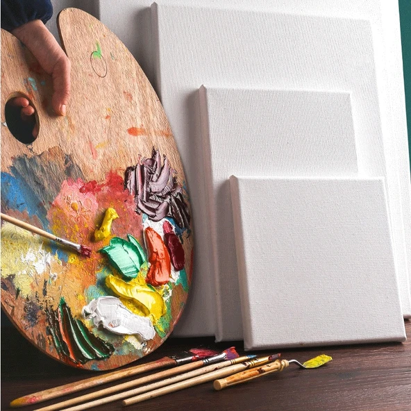 Pamuklu Ahşap Çerçeveli Kanvas Yağlı Boya Tablo Çerçevesi 20x30cm - 3