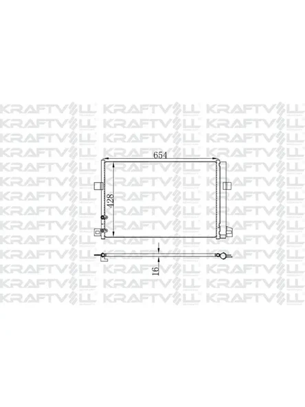 KLIMA RADYATORU AMAROK 10 2.0TDI