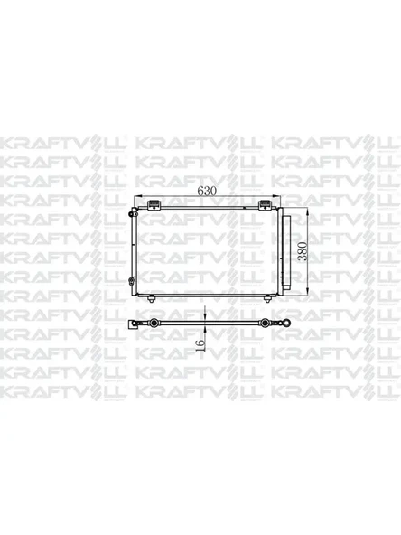 KLIMA RADYATORU TOYOTA COROLLA VERSO 0104