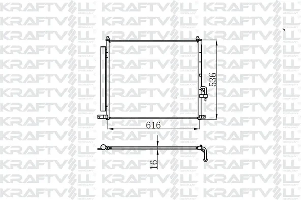 KLIMA RADYATORU RANGER 2,2 TDCI 2011 - MAZDA B2500 2,2 - 2,5 TDCI 2011 -