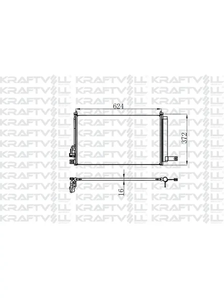 KLIMA RADYATORU KIA RIO 1.4 1.6 2005 BENZINLI
