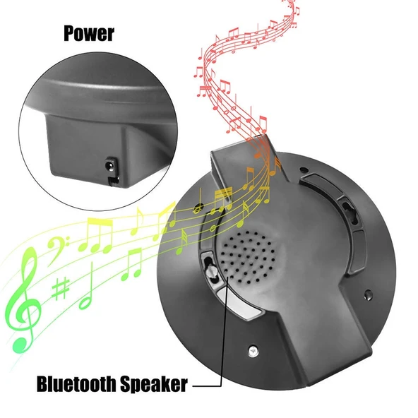 10W Bluetooth Su Dalgalı Lazer Yıldız Projektör Işığı - 4