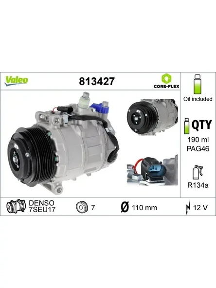 KLIMA KOMPRESORU X164 0912 W203 0307 C219 0510 W211 0508 W163 0105 W251 0612 W221 0513 VITO W